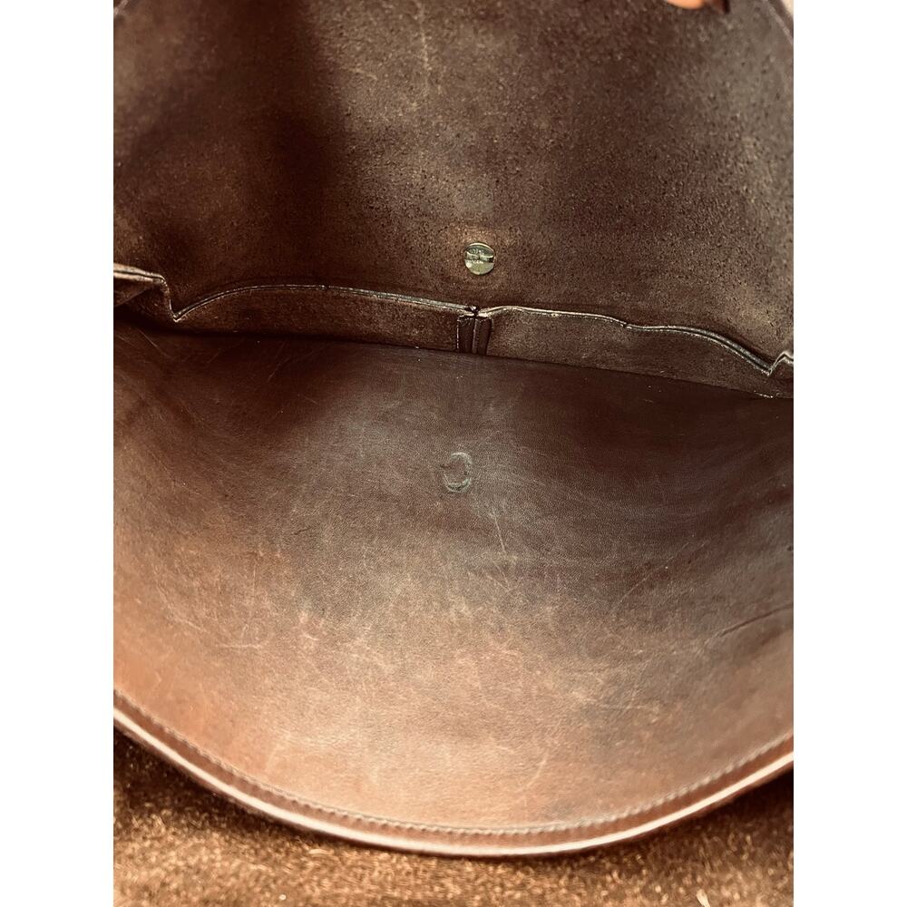 Vintage Coach Metropolitan Brief Bag Brown Leather Messenger Briefcase NYC Rare - Picture 4 of 16